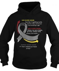Low Blood Sugar – Feel Like I’m Getting Numb Hoodie