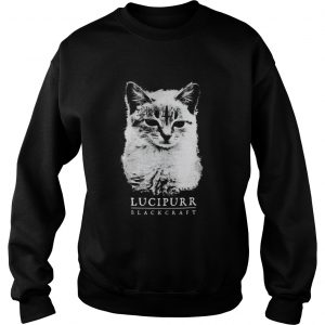 Lucipurr black craft cat Sweatshirt