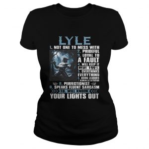 Lyle Not One To Mess With Werewolf Version Ladies Tee