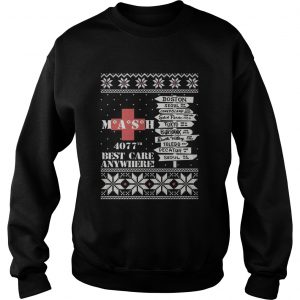 M.A.S.H Boston Seul Tokyo 4077 best care anywhere christmas Sweatshirt