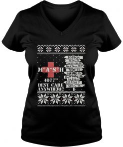 M.A.S.H Boston Seul Tokyo 4077 best care anywhere christmas Vneck