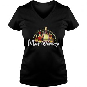 Malt Whiskey Christmas Vneck