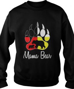 Mama Bear Plaid O-Neck Sweatshirt