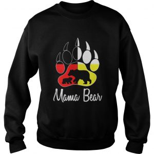 Mama Bear Plaid O-Neck Sweatshirt