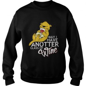 May I Have an Otter Glass of Wine Sweatshirt
