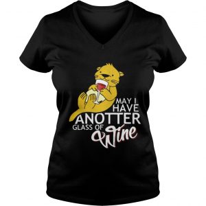 May I Have an Otter Glass of Wine Vneck