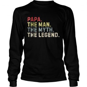 Mens The Man The Myth The Legend Longsleeve Tee