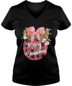 Merry Christmas bell Vneck