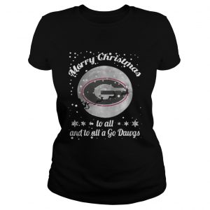 Merry Christmas to all and to all a Go Dawgs Ladies Tee