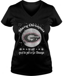 Merry Christmas to all and to all a Go Dawgs Vneck