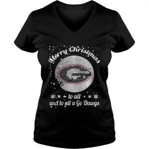 Merry Christmas to all and to all a Go Dawgs Vneck