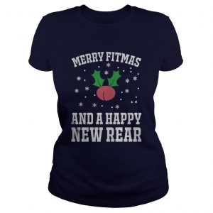 Merry Fitmas and a Happy New Year Ladies Tee