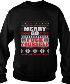 Merry Go Fuck Yourself Christmas Sweatshirt