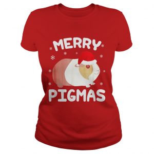 Merry PigmasFunny Guinea Pig ladies Tee