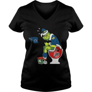 Michigan Grinch Vneck