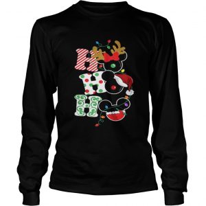 Mickey Disney Christmas ho ho ho Longsleeve Tee