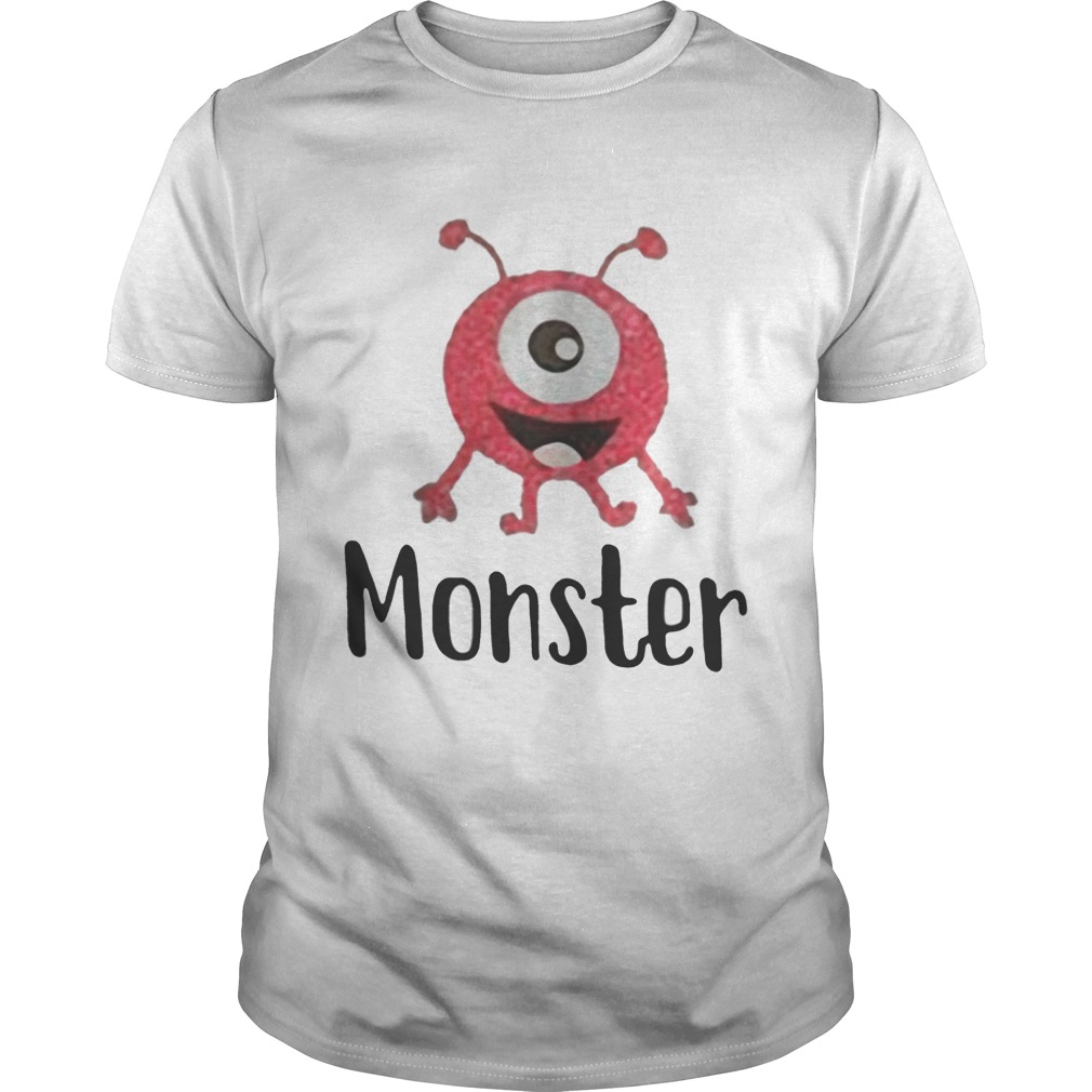 Monster pink with one eye shirt
