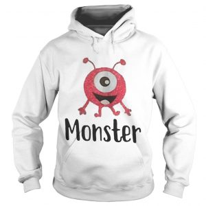 Monster pink with one eye Hoodie