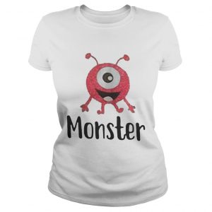 Monster pink with one eye Ladies Tee