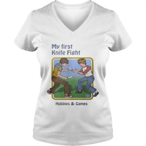 My First Knife Fight Hobbies & Games Ringer Vneck