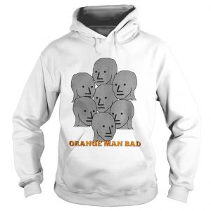 NPC Meme Grey Lives Group Think Orange Man Bad Hoodie