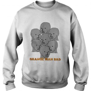 NPC Meme Grey Lives Group Think Orange Man Bad Sweatshirt
