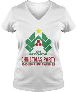 Nakatomi corp Christmas Party ho ho ho 1988 vneck