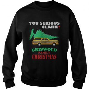 National Lampoon’s Christmas Vacation You Serious Clark Griswold Family Christmas Sweatshirt
