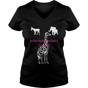 Neither Elephant Nor Donkey I Am Giraffe Vneck