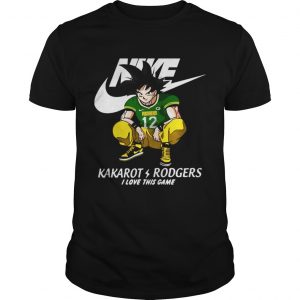Nike Kakarot Rodgers I love this game Green Bay Packers Guys