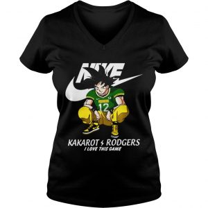 Nike Kakarot Rodgers I love this game Green Bay Packers Vneck