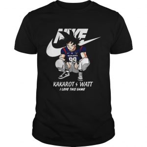 Nike Kakarot Watt I love this game Houston Texans Guys