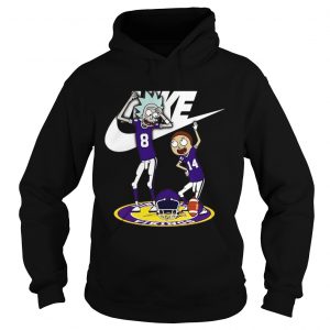 Nike Rick and Morty Minnesota Vikings Hoodie