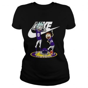 Nike Rick and Morty Minnesota Vikings Ladies Tee