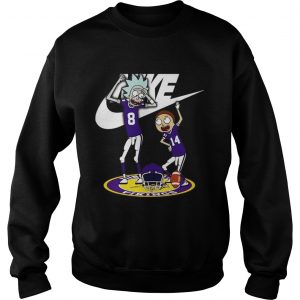Nike Rick and Morty Minnesota Vikings Sweatshirt