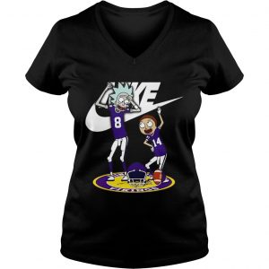 Nike Rick and Morty Minnesota Vikings Vneck