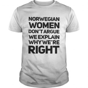Norwegian Women Don’t Targue We ExPlain Why We’re Right Mug and Guys