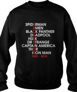 Official Excelsior Spiderman Xmen Black Panther Deadpook Hulk DR Strange Sweatshirt