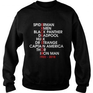 Official Excelsior Spiderman Xmen Black Panther Deadpook Hulk DR Strange Sweatshirt