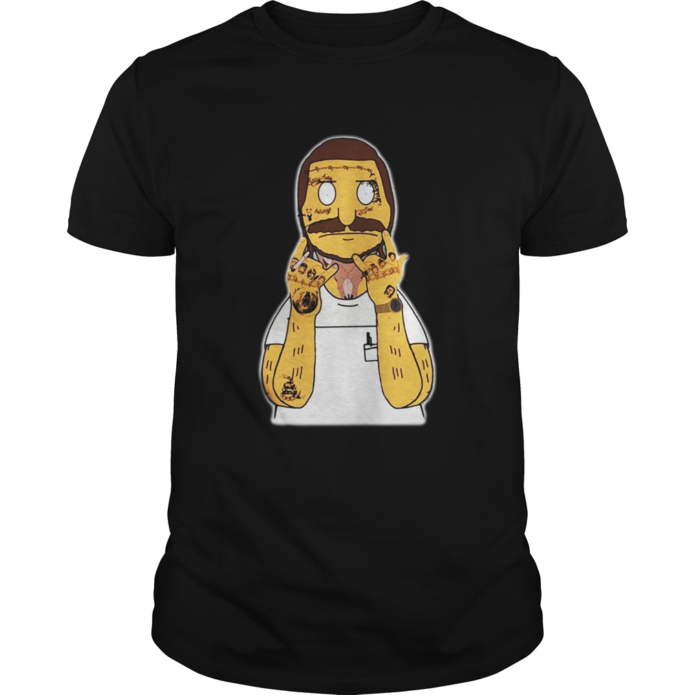 Official Post Malone Bob Belcher shirt