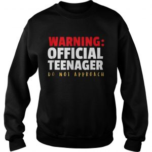 Official Teenager 13 Year Old Funny 13th Birthday Gift Sweatshirt