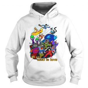 Official the Beatles all you need is love Hoodie