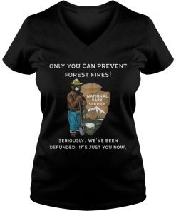 Only You Can Prevent Forest Fires Vneck