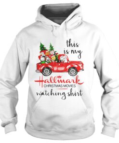 Peanuts Snoopy this is my Hallmark Christmas movies watching Hoodie