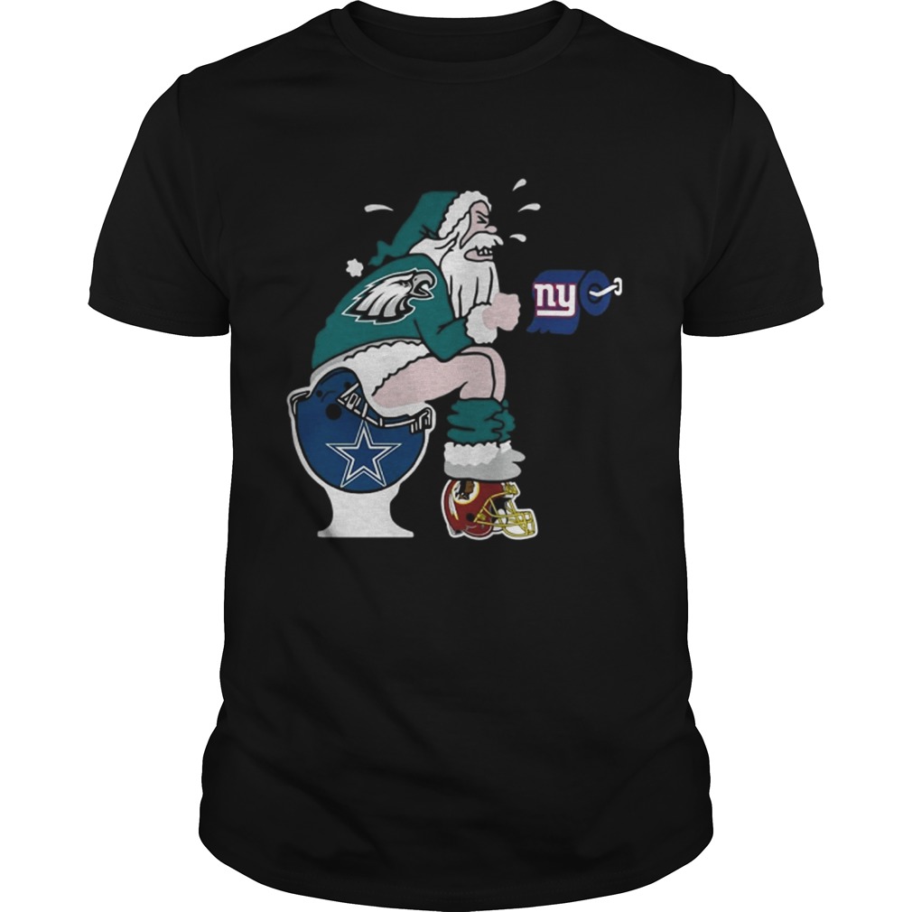 Philadelphia Eagles Santa Claus Shirt 