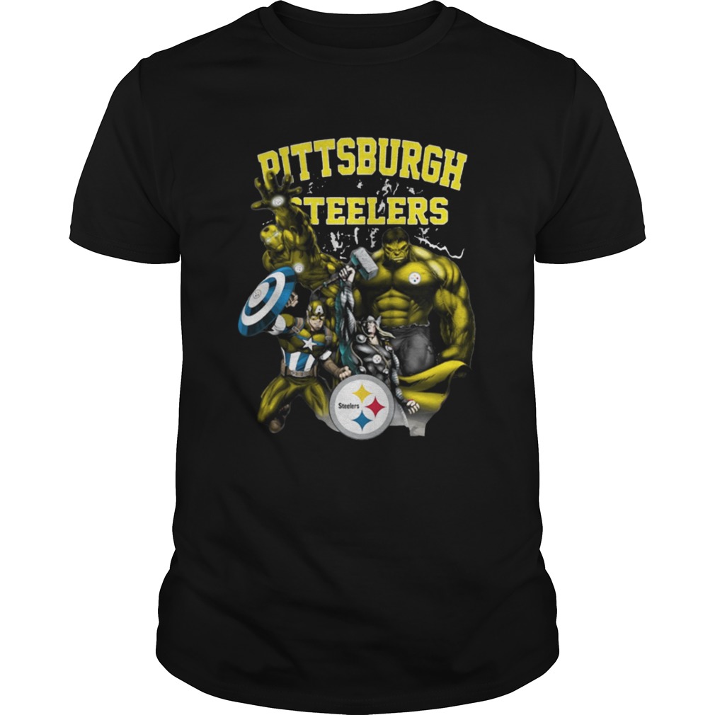 Pittsburgh Steelers All Marvel Avengers shirt