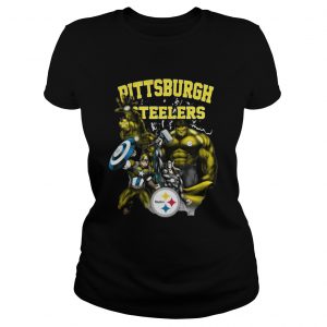 Pittsburgh Steelers All Marvel Avengers Ladies Tee