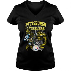 Pittsburgh Steelers All Marvel Avengers Vneck