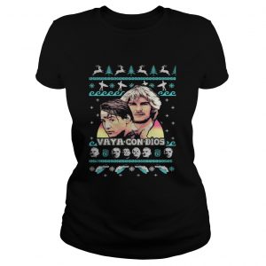 Point Break Vaya Con Dios Christmas Ladies Tee