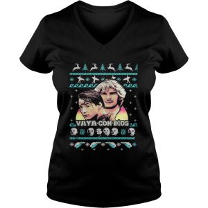 Point Break Vaya Con Dios Christmas Vneck
